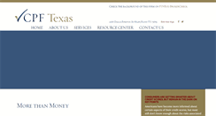 Desktop Screenshot of cpftexas.com